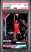 2025 Panini Instant WNBA A’Ja Wilson #232 Lightning /5 PSA 9 Mint