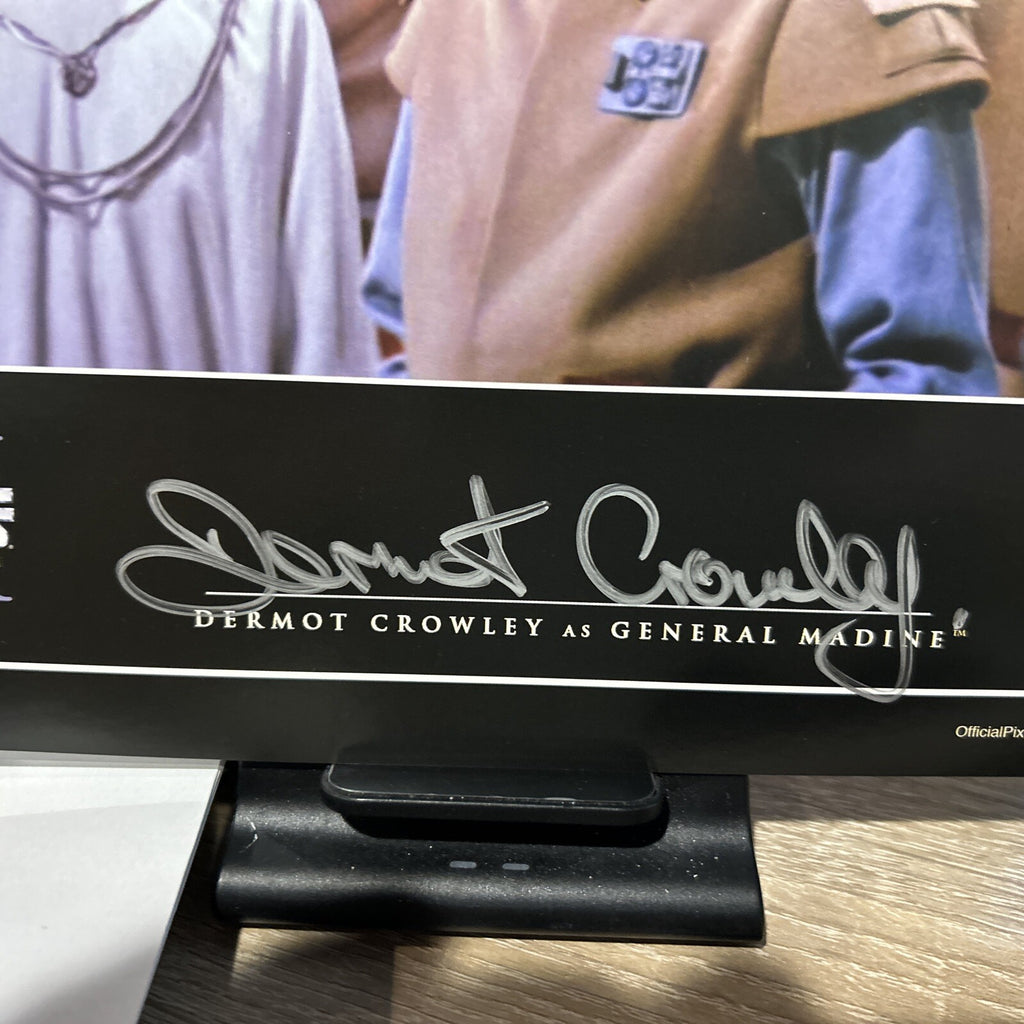 Star Wars Dermot Crowley Official Pix Master Pix ROTJ Signed 8 x 10 Photo PSA