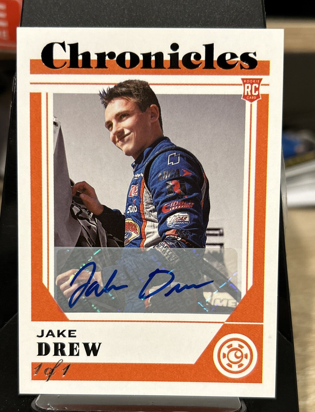 2023 Panini Chronicles Racing NASCAR No. 14 Luminance Jake Drew Auto RC 1/1  🔥