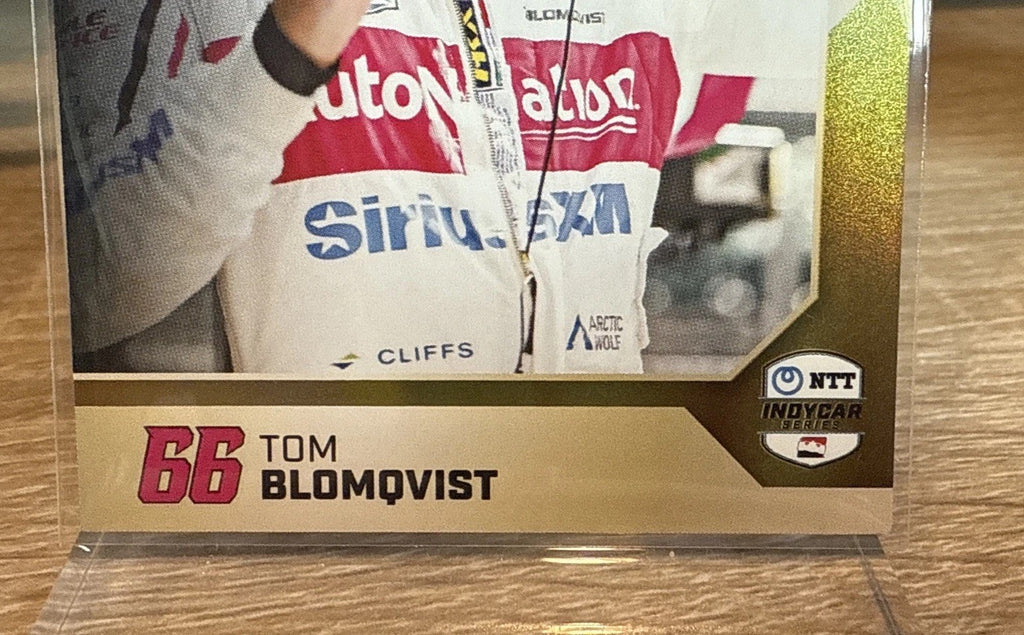 Tom Blomqvist 2025 Parkside Indycar #30  Gold 1/1 🔥🔥🔥