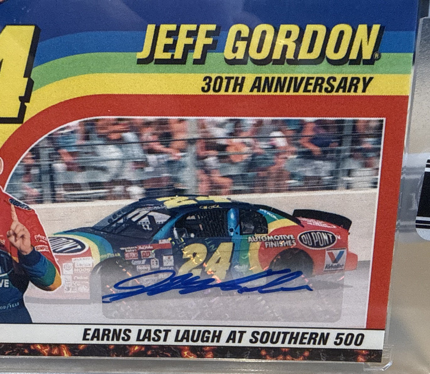 2025 PANINI INSTANT JEFF GORDON 30TH ANNIVERSARY   #JG30-6 Magma Auto 1/1 🔥