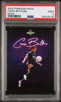 2024 Parkside FRENZY Soccer - CROIX BETHUNE NEON SSP KEEPR /35 PSA 9 POP 1