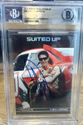 Signed Joey Logano 2010 Press Pass Premium #59 Beckett BAS Slab
