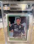 Signed Alex Bowman 2025 Donruss Optic  #68 - Beckett BAS Slab
