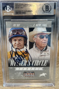 2015 Panini Americana Winner's Circle #8 Pat Day Signed Beckett BAS Slab