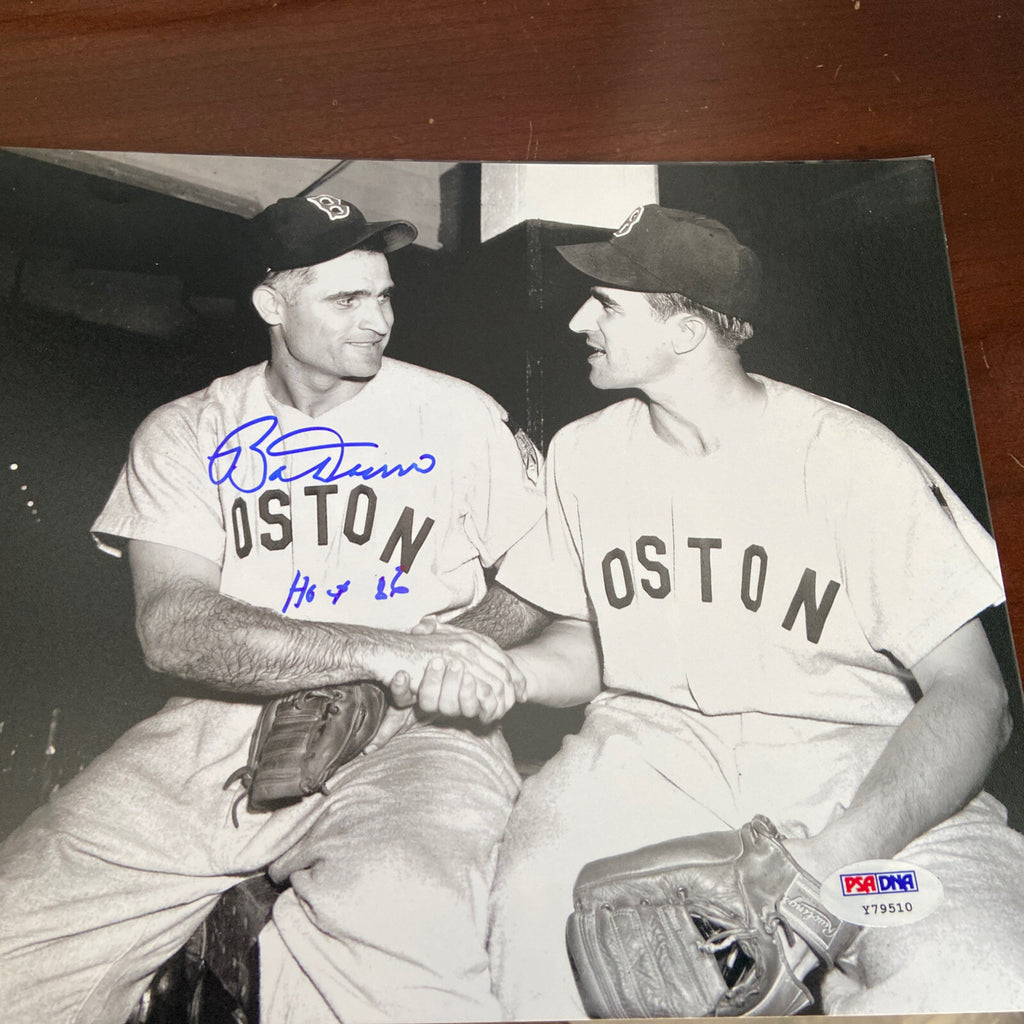 Bob Doerr Red Sox Signed 8x10 Photo Autograph Auto PSA/DNA