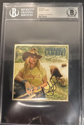 Miranda Lambert SIGNED CD Insert “Postcards From TX”- Beckett BAS Encased Slab