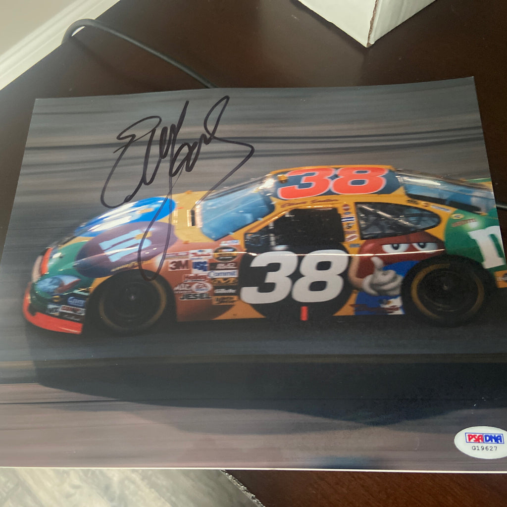 Elliott Sadler  Signed 8x10 Auto PSA/DNA Nascar