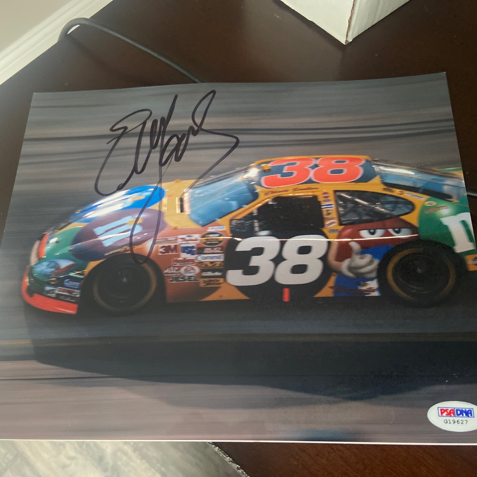 Elliott Sadler  Signed 8x10 Auto PSA/DNA Nascar
