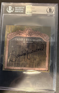 Trisha Yearwood SIGNED CD Insert “The Mirror” - Beckett BAS Encased Slab
