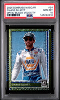 2025 DONRUSS NASCAR OPTIC BLACK VELOCITY PRIZM Chase Elliott /39 - PSA 10 Gem