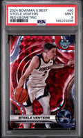 Steele Venters 2024-25 Bowman U Best - Red Geometric /10 #90 - PSA 9 Mint
