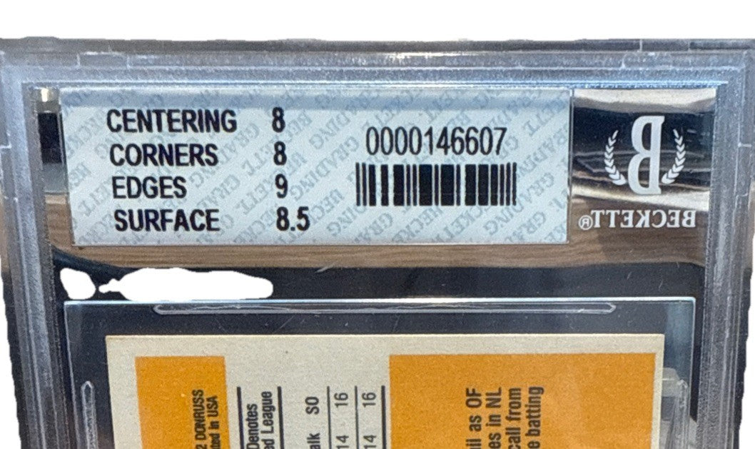 1983 DONRUSS #598 TONY GWYNN RC PADRES HOF BECKETT NM-MT 8