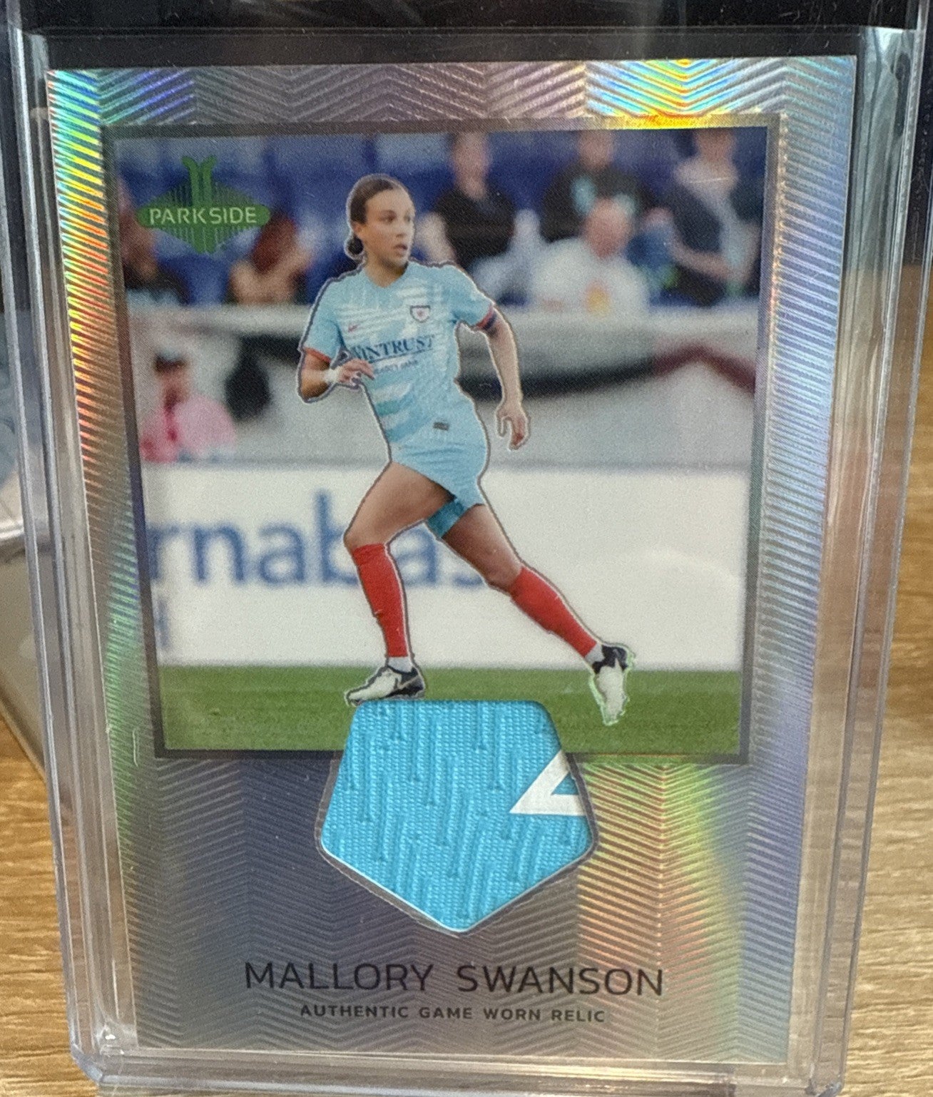 Mallory Swanson 2024 Parkside NWSL Pacific #PR-MS Game Worn Relic
