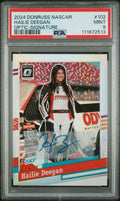2023 Donruss Optic #102 Hailie Deegan Optic Signature - PSA 9