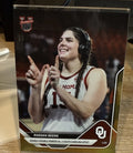 Raegan Beers ROOKIE 2025 Bowman U NOW #57 Gold Foil Oklahoma Sooners #d /50