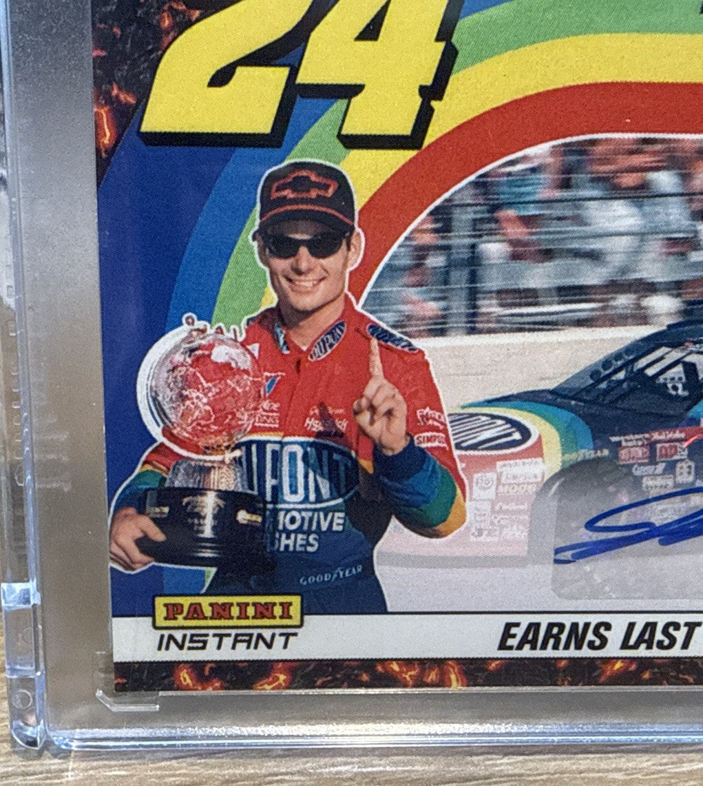 2025 PANINI INSTANT JEFF GORDON 30TH ANNIVERSARY   #JG30-6 Magma Auto 1/1 🔥
