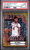 2024-25 Bowman U Best Ace Bailey Best Ballers Yellow Lazer /75 #BB-2 PSA 10 Gem