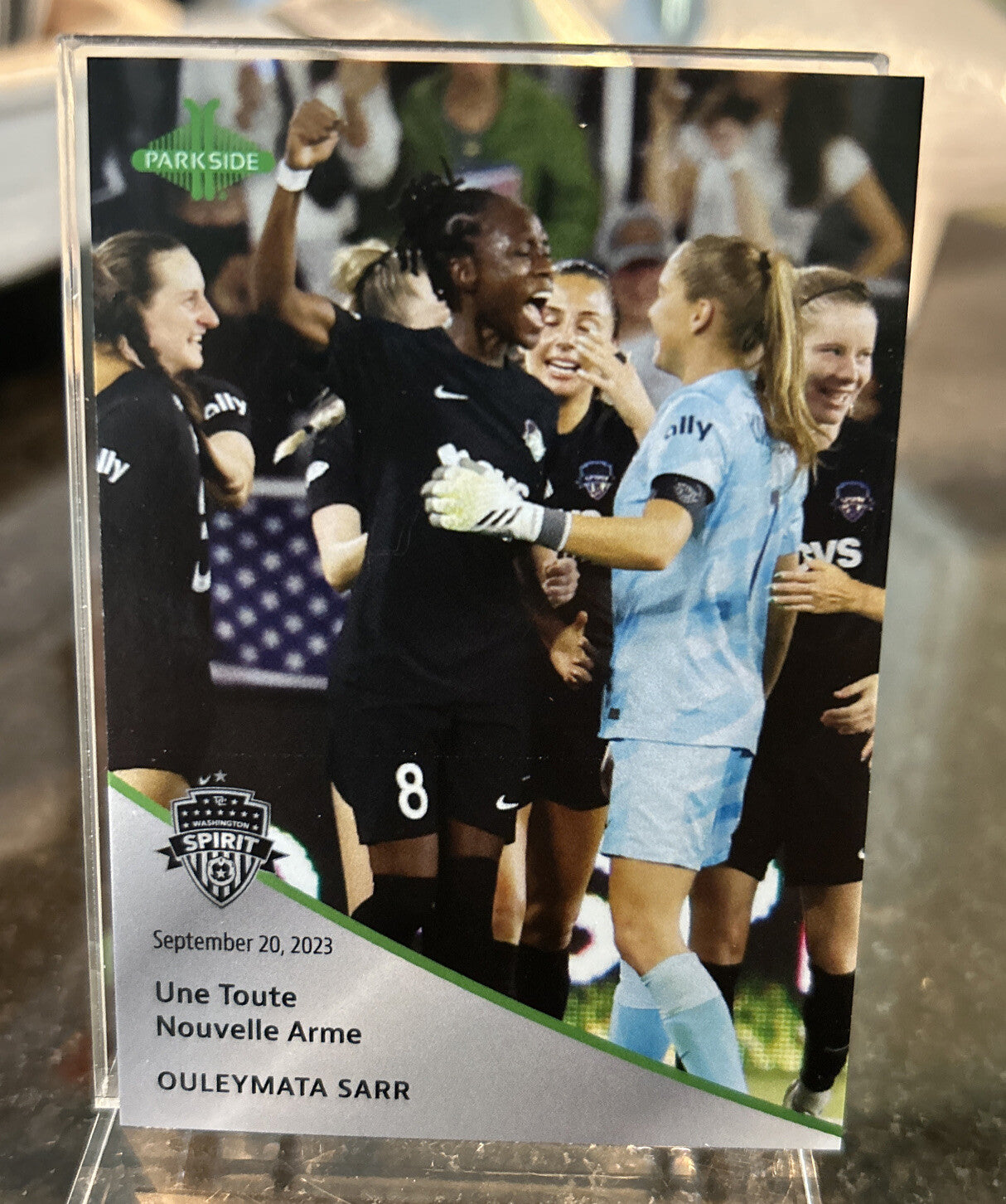 Ouleymata Sarr 2023 Parkside NWSL Pronto Week 20 Silver Rookie #110  01/10