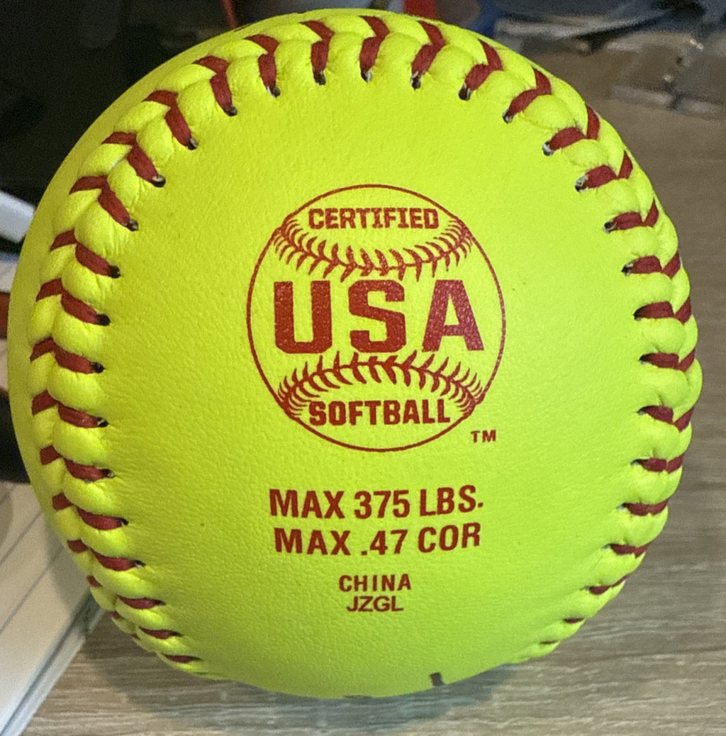 Jennie Finch Team USA Signed Yellow Softball