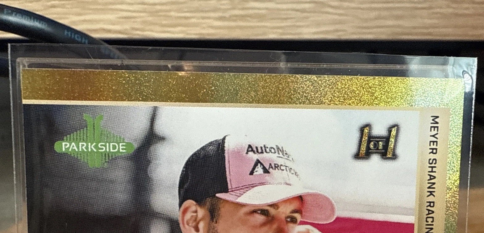 Tom Blomqvist 2025 Parkside Indycar #30  Gold 1/1 🔥🔥🔥