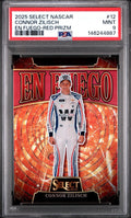 Connor Zilisch 2025 Panini Select En Fuego Red /99 - PSA 9 Mint