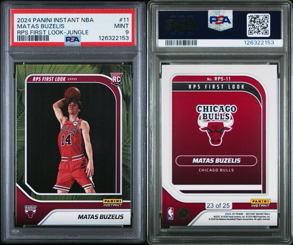 2024 Panini Instant - MATAS BUZELIS  RPS FIRST LOOK JUNGLE  /25 #11 PSA 9