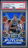 2024 Select WNBA Future Blue Prizm #9 Rookie Angel Reese /49 PSA 10