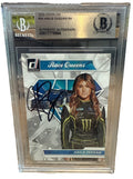 Signed 2023 Donruss Race Queens #24 Hailie Deegan - Beckett BAS Slab