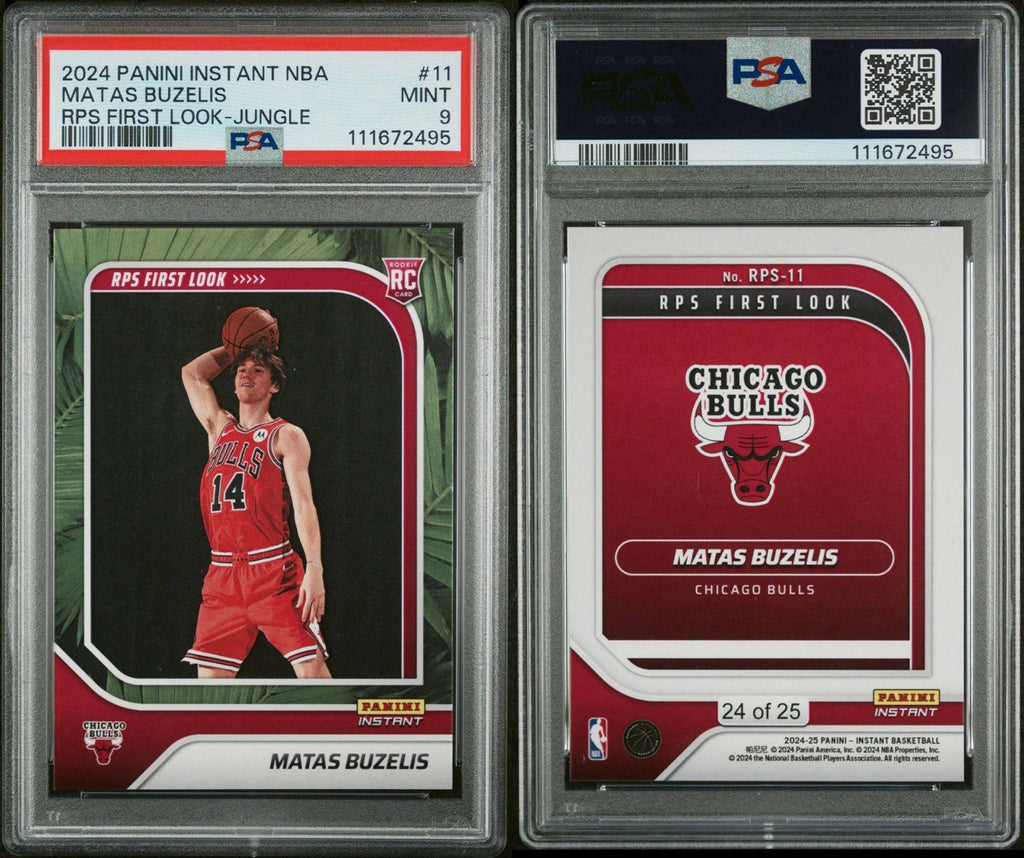2024 Panini Instant - MATAS BUZELIS  RPS FIRST LOOK JUNGLE  /25 #11 PSA 9