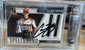 Signed Connor Zilisch 2025 Donruss Spellbound RC #40 - Beckett BAS Slab