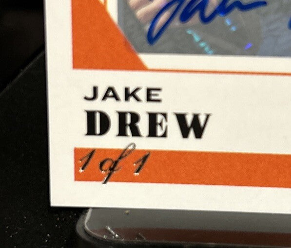 2023 Panini Chronicles Racing NASCAR No. 14 Luminance Jake Drew Auto RC 1/1  🔥