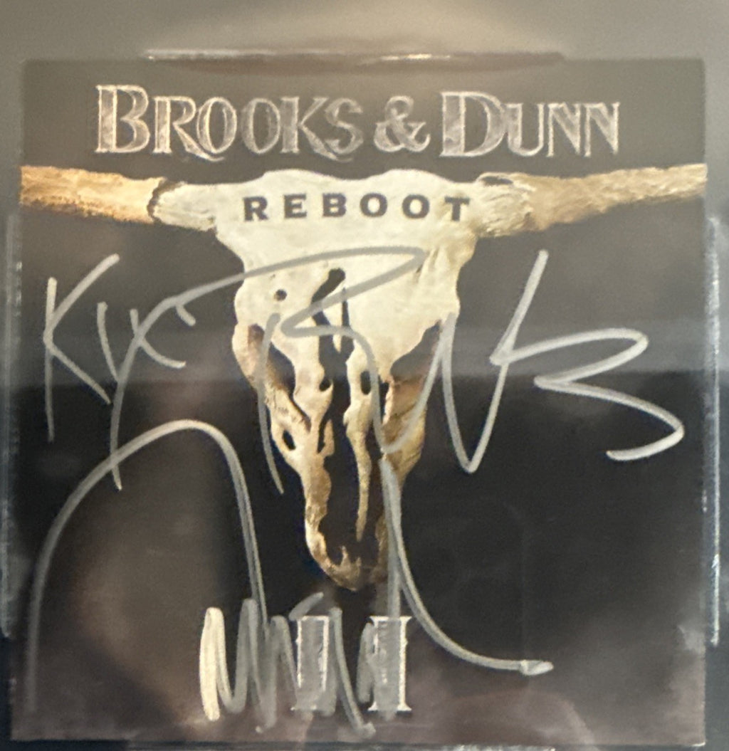 Brooks & Dunn SIGNED CD Booklet  “Reboot II” - Beckett BAS Encased Slab
