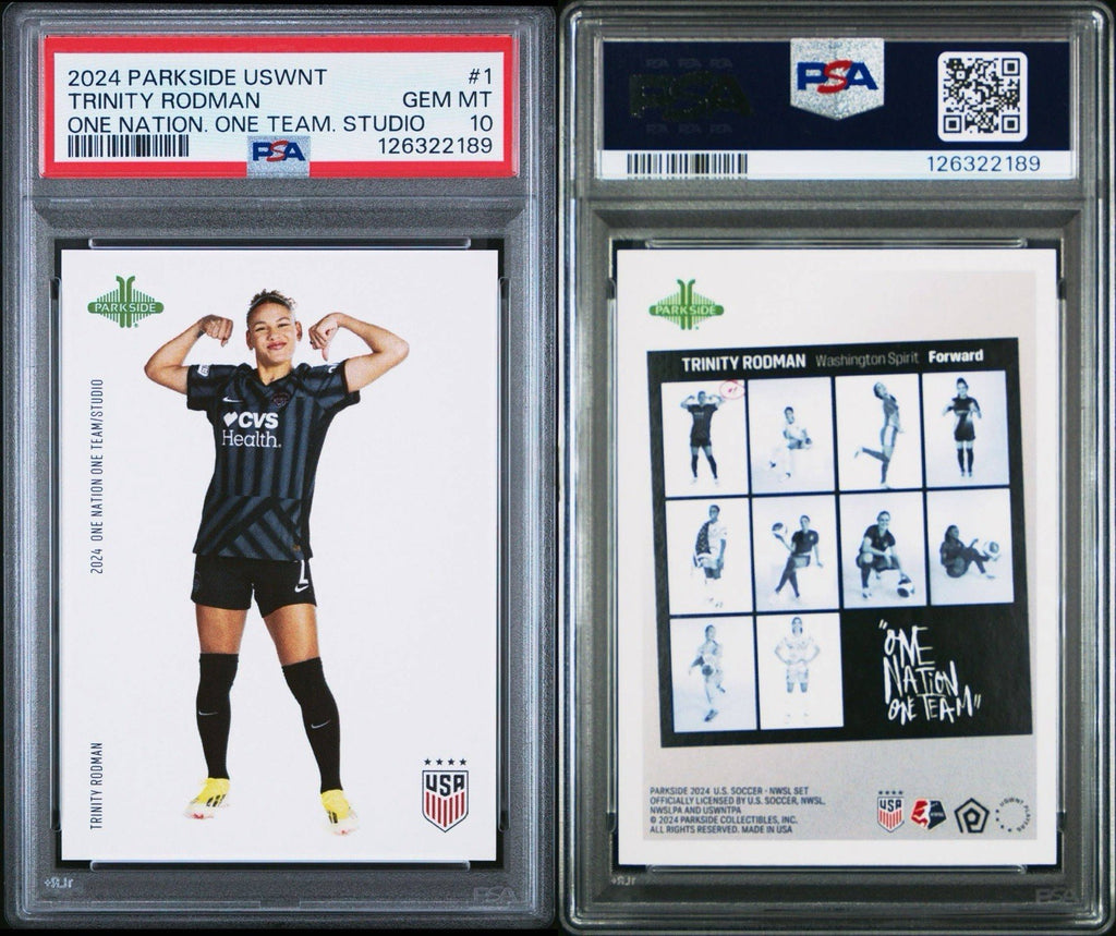 2024 Parkside USWNT One Nation One Team Studio Trinity Rodman PSA 10 Gem
