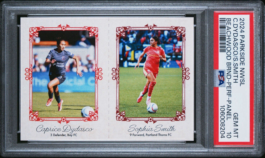 2024 PARKSIDE NWSL Sophia Smith / Dydasco BEACHWOOD BRAND PSA 10