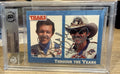 Signed Richard Petty #18 autograph auto 1991 Traks NASCAR - Beckett BAS Slab