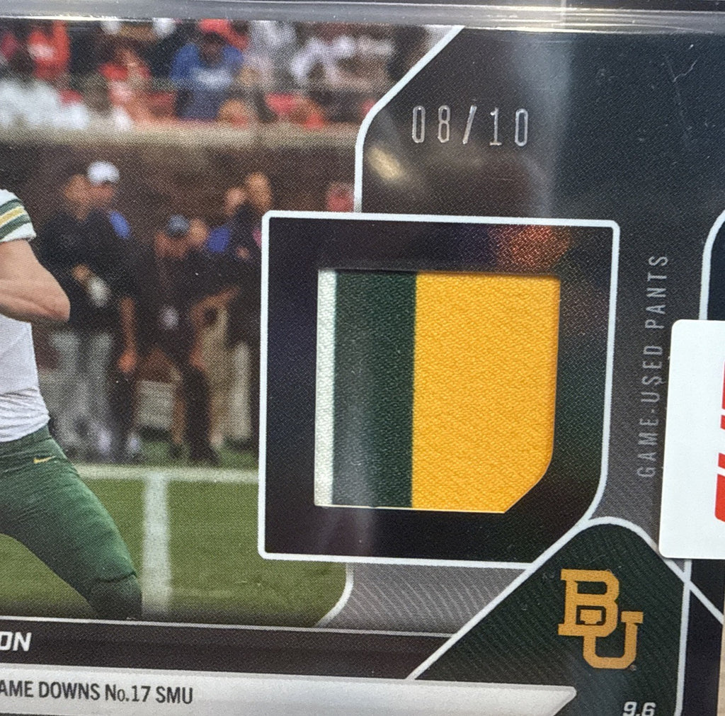 Sawyer Robertson 2025 Bowman U NOW Football 6 Black Foil 3 color Relic /10