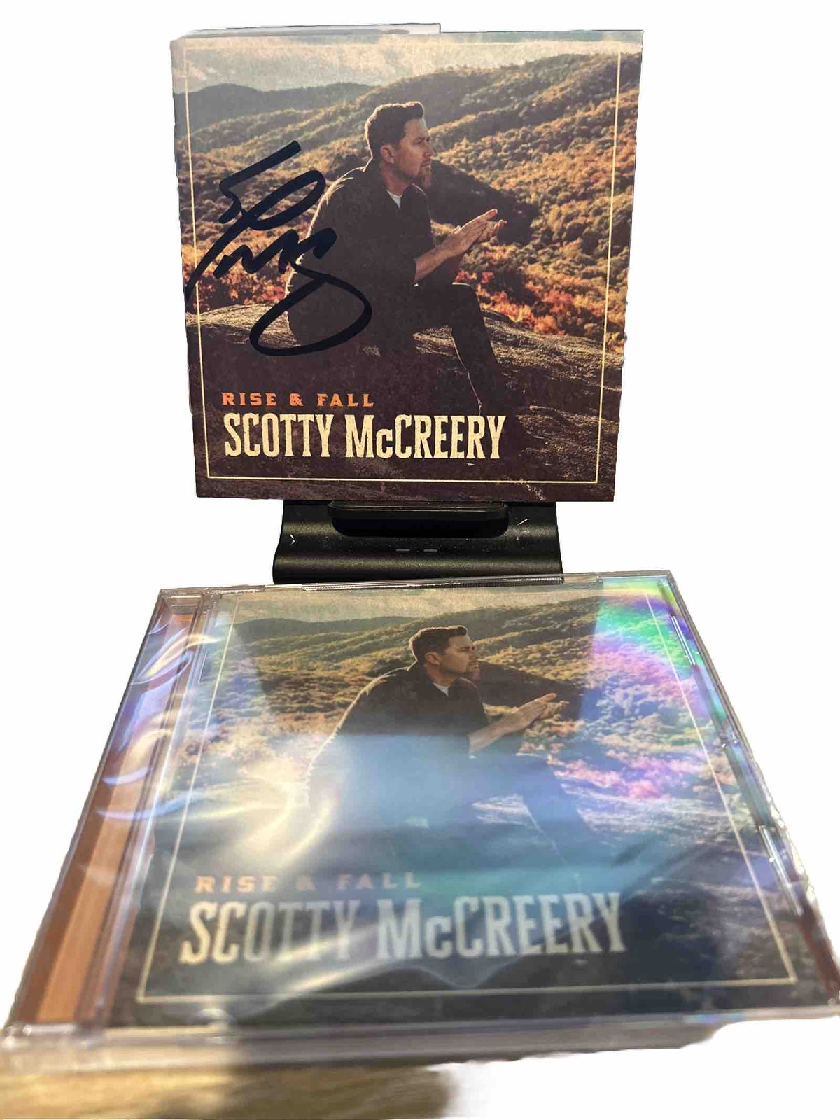 SCOTTY MCCREERY Rise & Fall / CD SIGNED CD Booklet And New CD