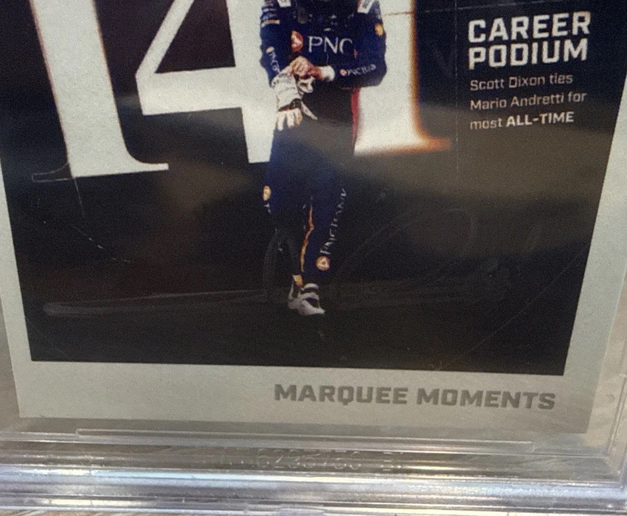 MARIO ANDRETTI Signed 2025 Parkside Marquee Moments #MM41 - Beckett BAS encased