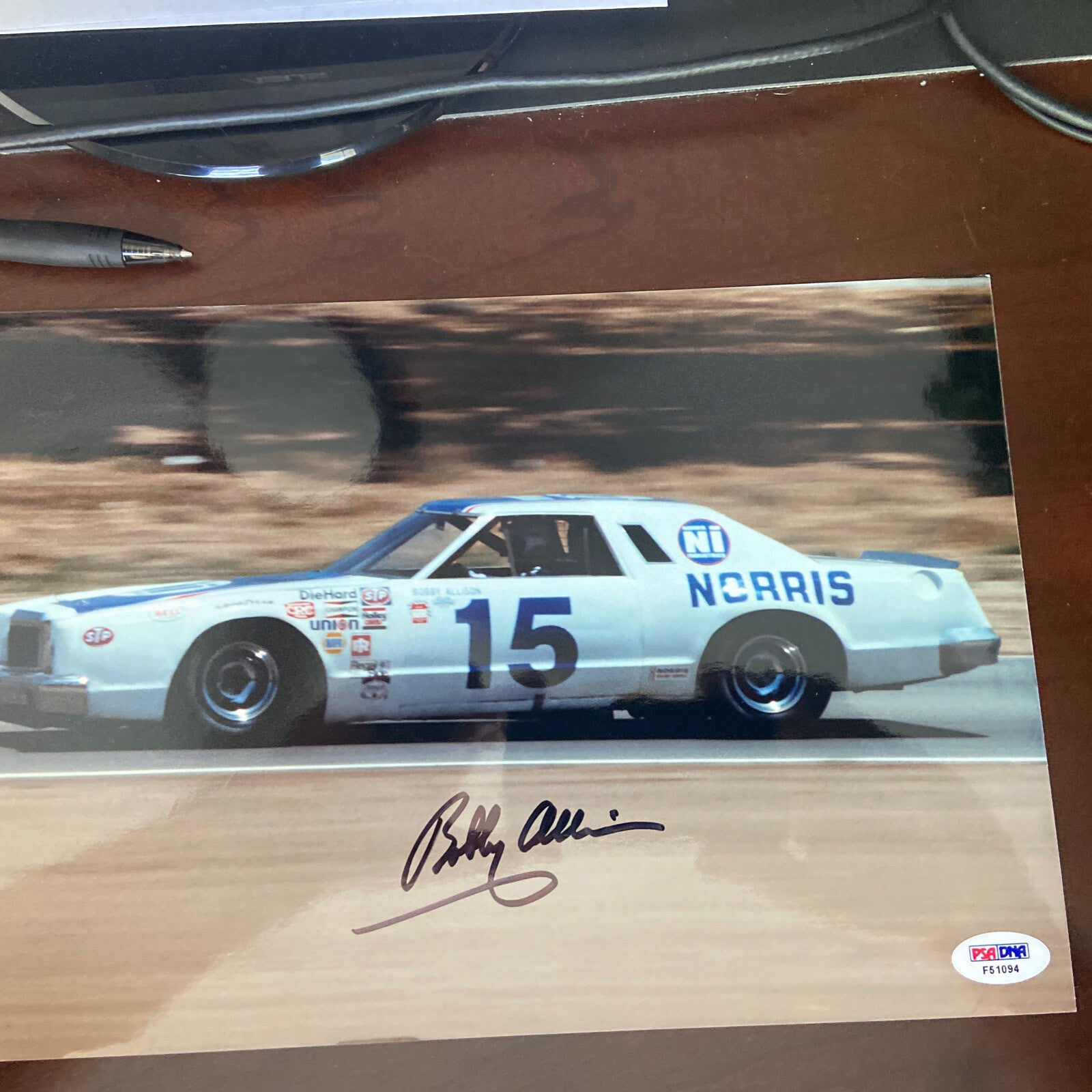 Bobby Allison Signed 8x12 Auto PSA/DNA Nascar HOF