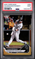 2025 Topps Now Call-Up Gold Foil #d /50 Colson Montgomery #452 PSA 9 Mint