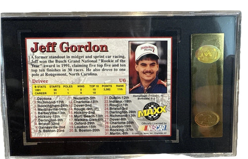 1992 Maxx Update (Black) #U6 Jeff Gordon SGC 96 - Mint