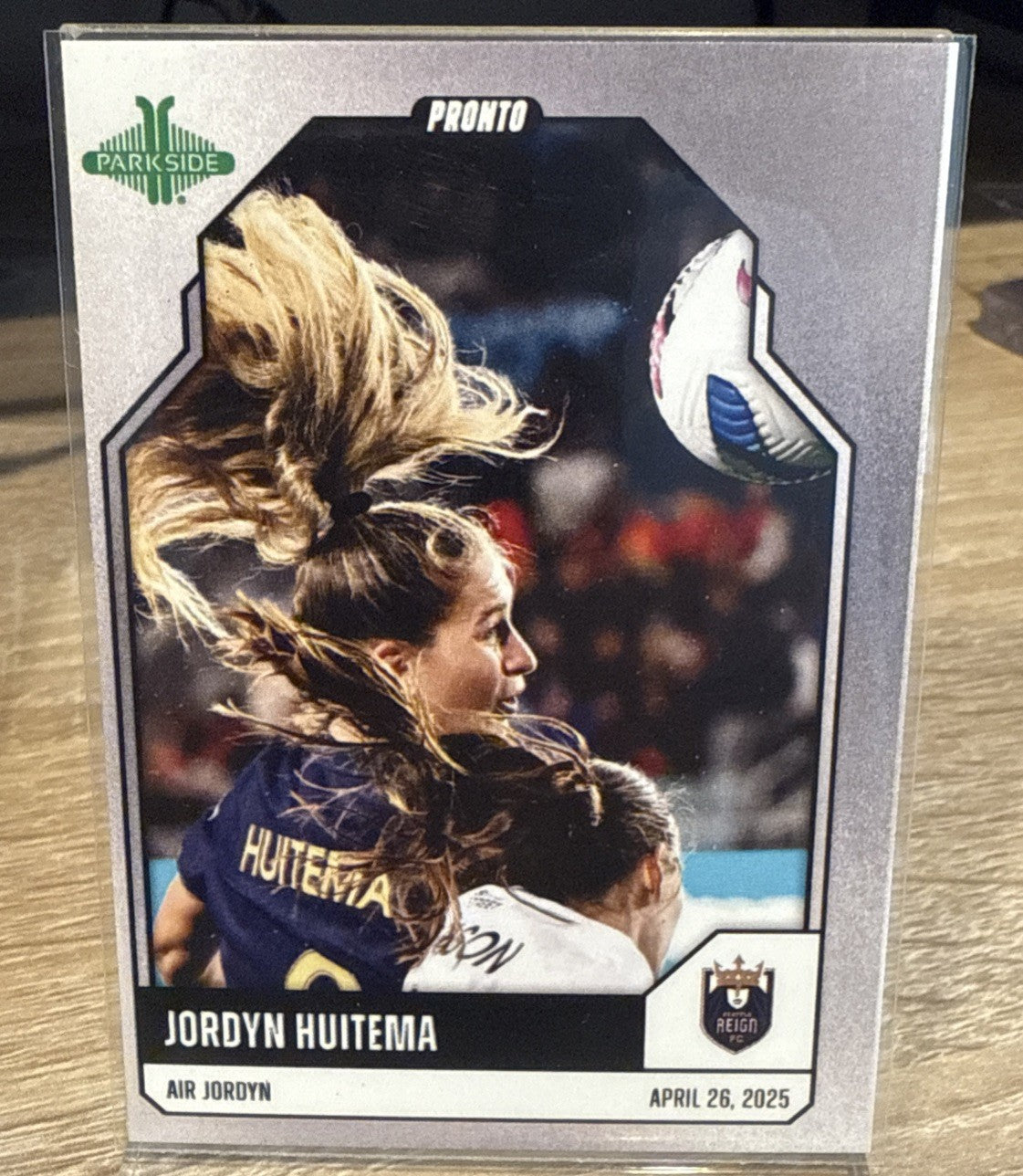 JORDYN HUITEMA 2025 PARKSIDE NWSL PRONTO SILVER #PRONTO-44 - 07/10