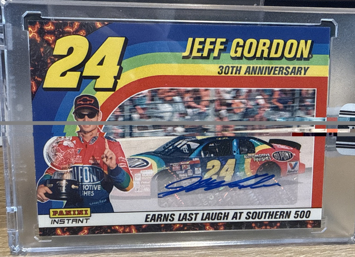 2025 PANINI INSTANT JEFF GORDON 30TH ANNIVERSARY   #JG30-6 Magma Auto 1/1 🔥