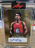 Julius Irving 2024 Leaf Electrum Gold Crystallography 1/1 Philadelphia 76ers 🔥