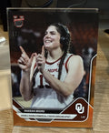 Raegan Beers ROOKIE 2025 Bowman U NOW #57 Orange Foil Oklahoma Sooners #d /25