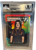 Signed Hailie Deegan 2019 Goodwin Champions #117 SP Auto - Beckett BAS Encased