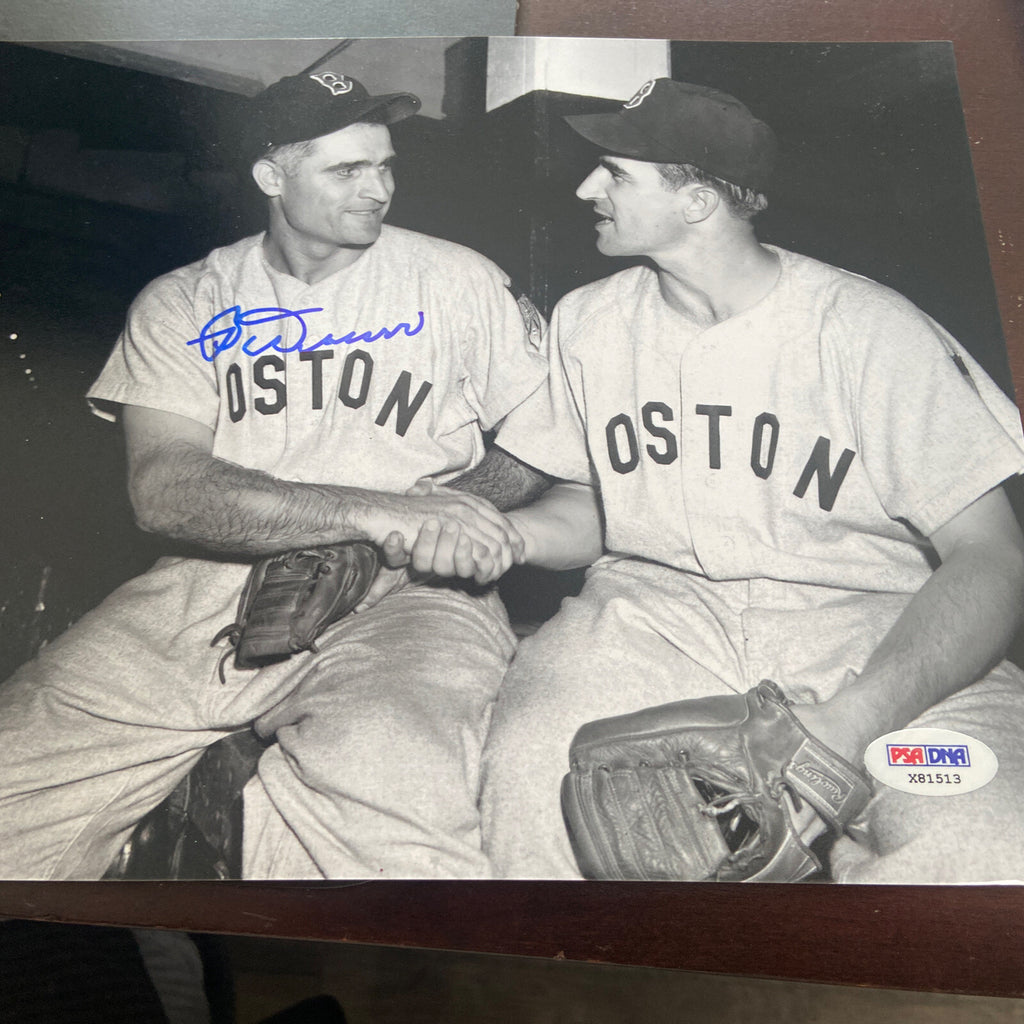 Bob Doerr Red Sox Signed 8x10 Photo Autograph Auto PSA/DNA