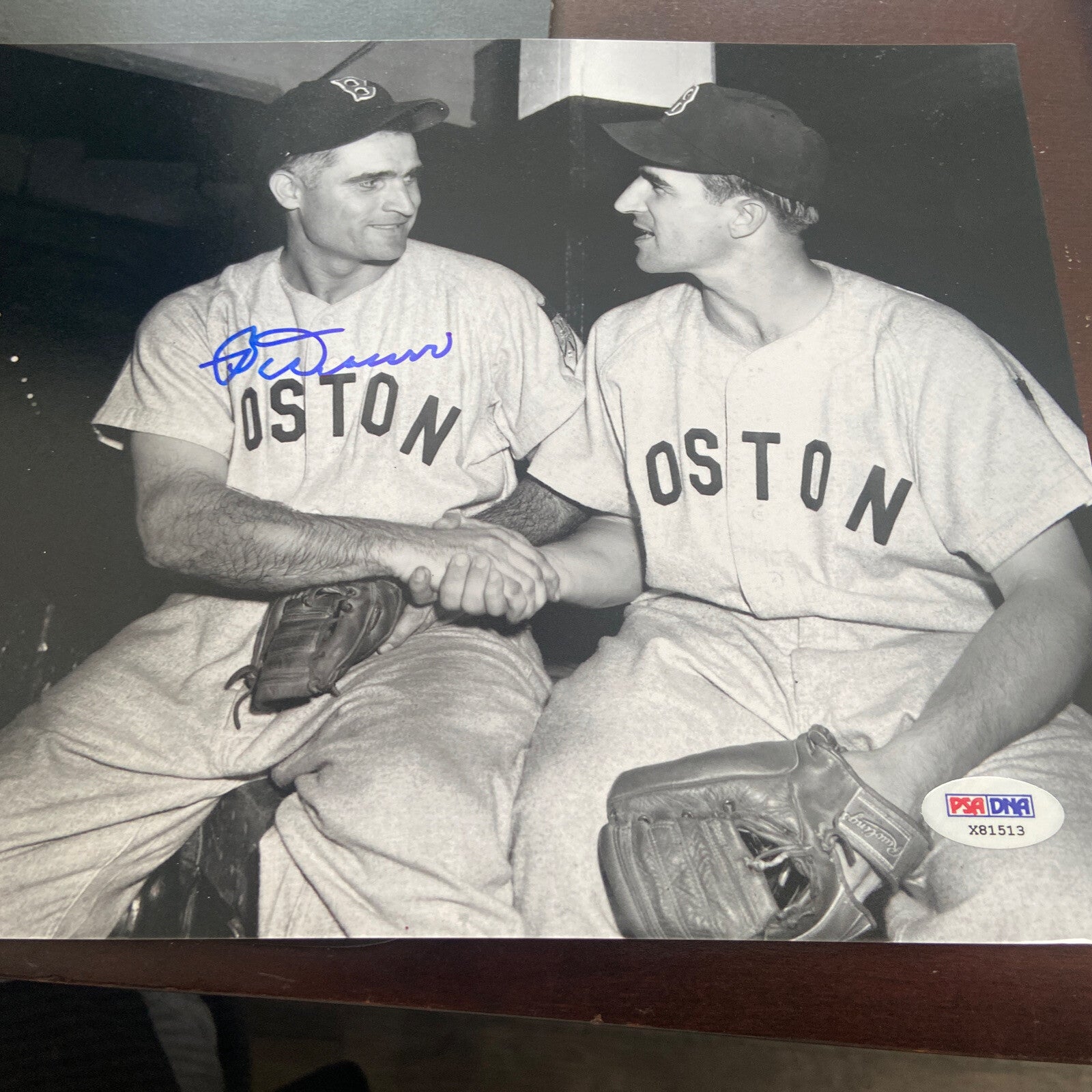 Bob Doerr Red Sox Signed 8x10 Photo Autograph Auto PSA/DNA