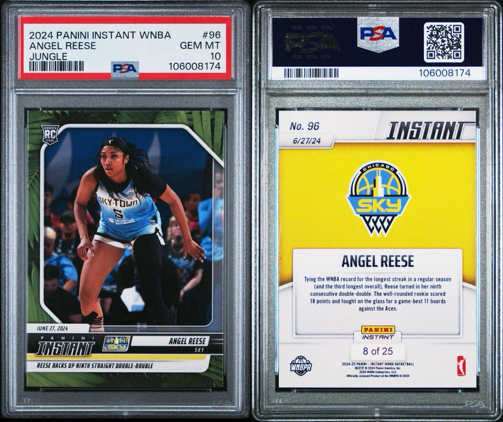 Angel Reese 2024 Panini Instant #96 Jungle /25 - PSA 10 Gem Mint